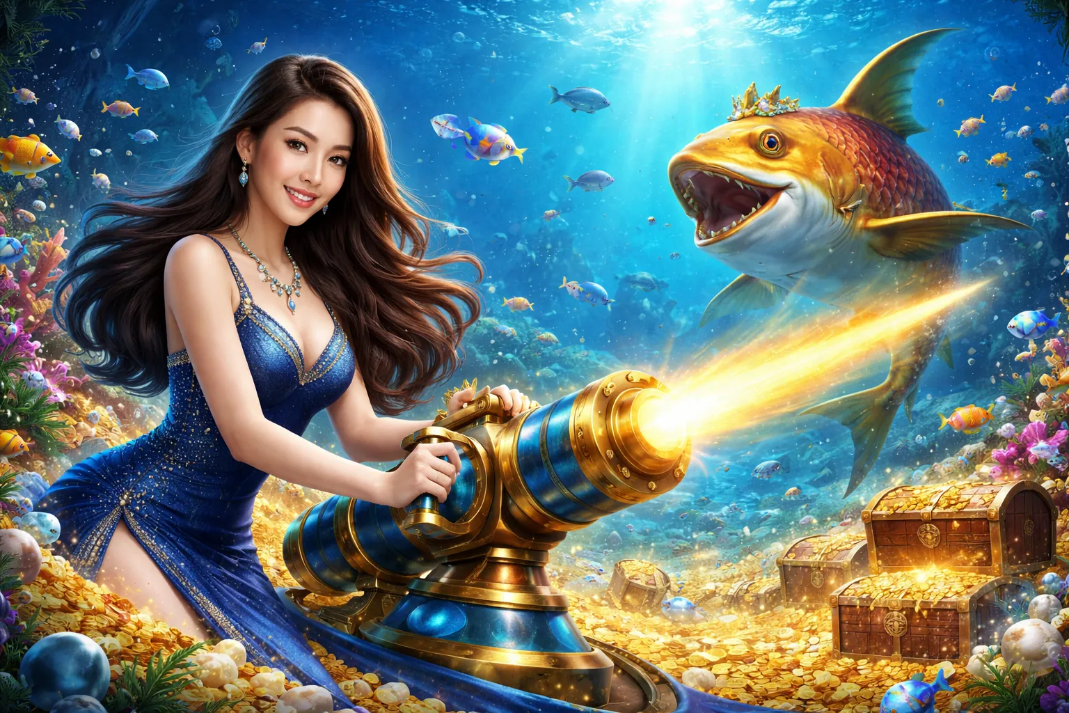 Người chơi bóng rổ ăn mừng với biểu ngữ khuyến mãi